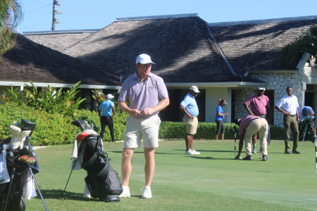 Defending Jamaica Open Champion Patrick Cover